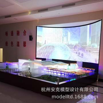 高铁站沙盘模型定制 从概念到现实的精准呈现
