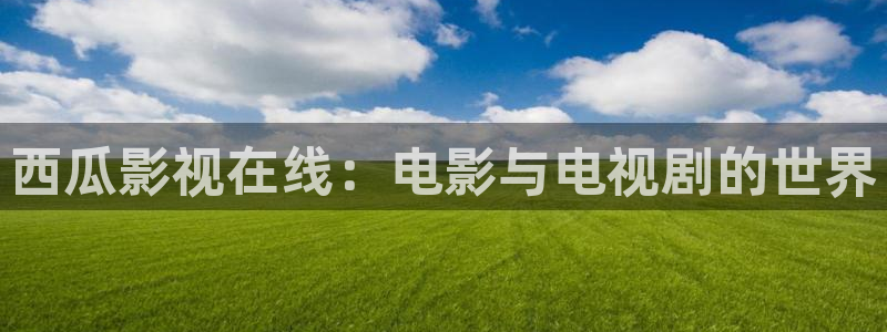 泡泡影院神马：西瓜影视在线：电影与电视剧的世界